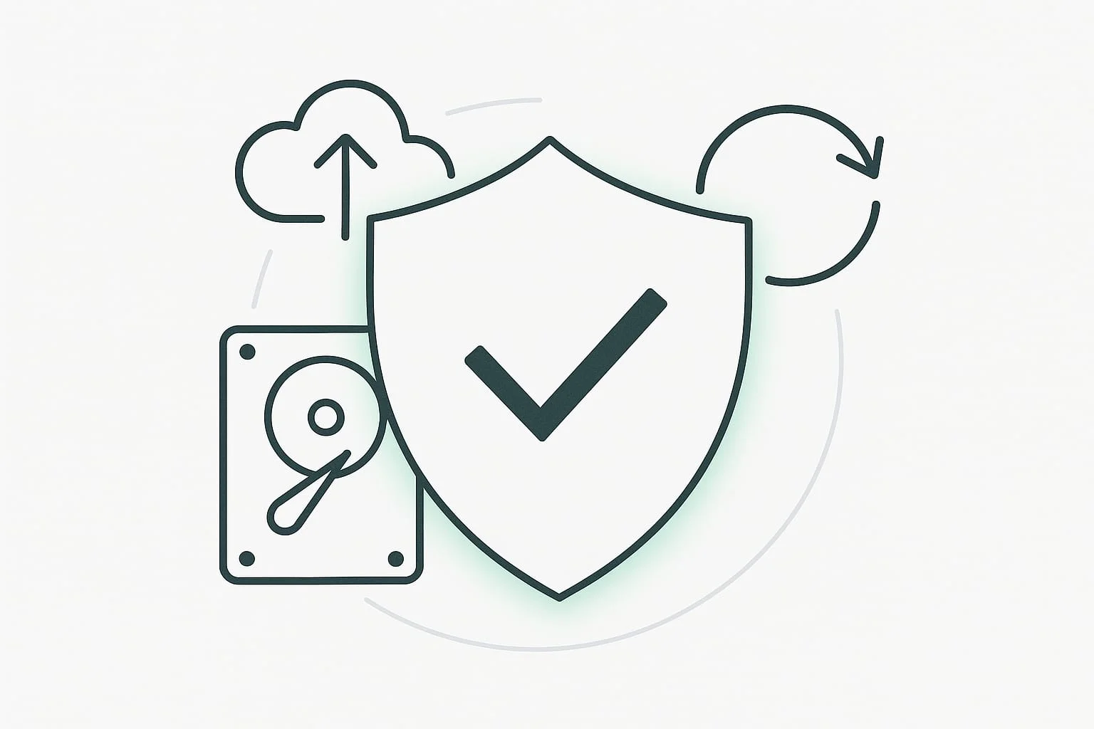 Datensicherung mit Cloud und Festplatte