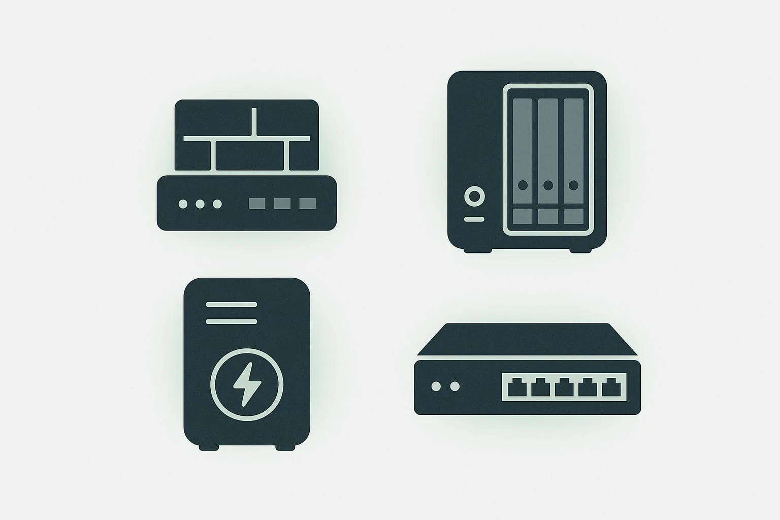 IT-Hardware: Firewall, NAS, USV und Switch